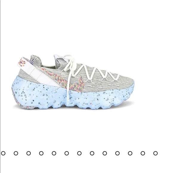 Nike Other - Space Hippie 04 Sneaker in Summit White, Multi Color, Photon Dust